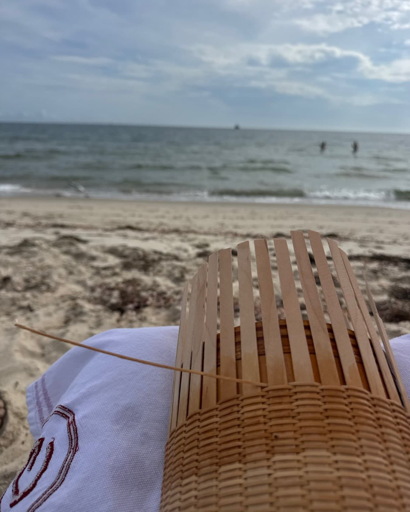 Finished weaving this cutie today on the beach