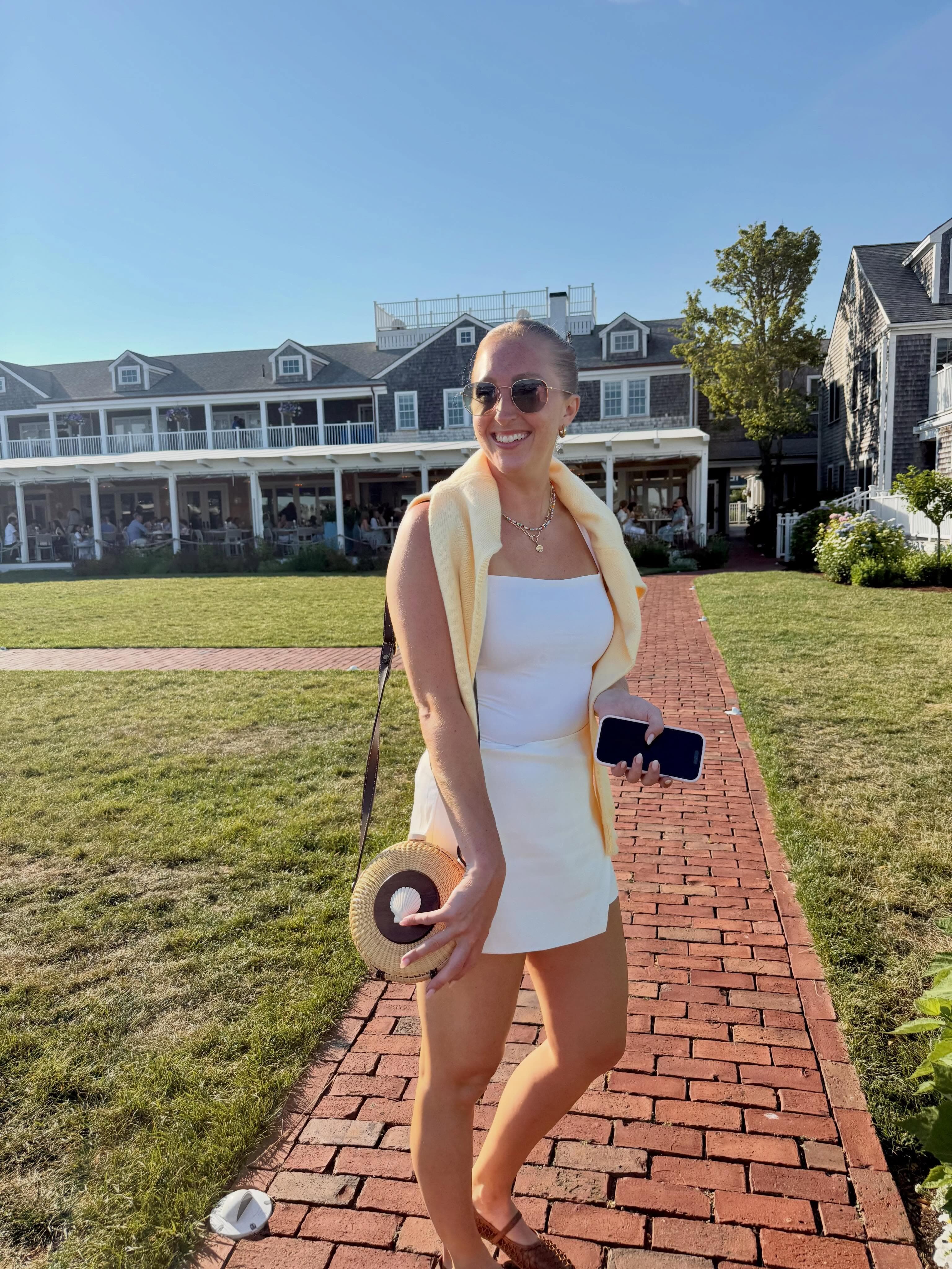 Chatham Weaves crossbody Nantucket basket
