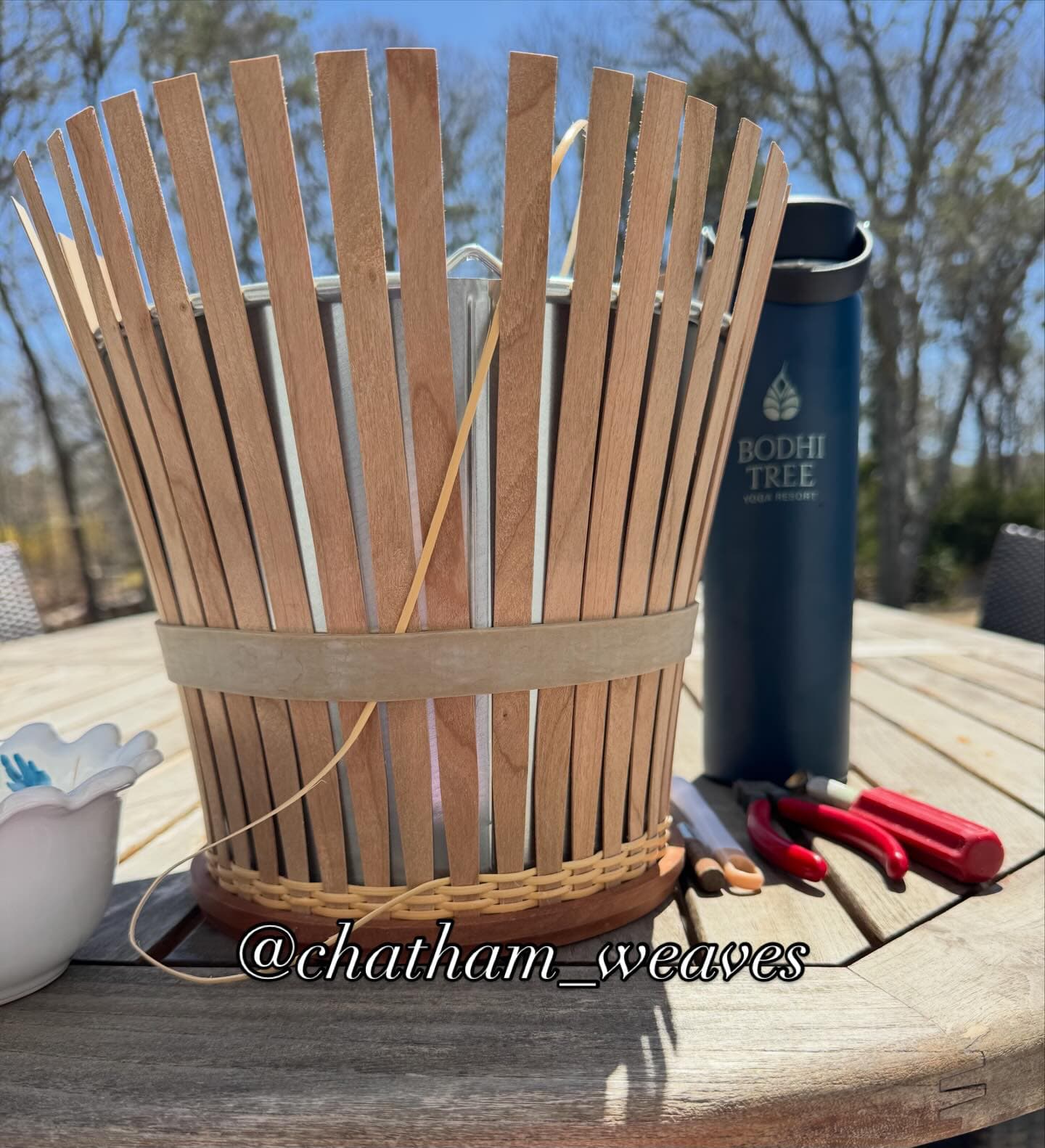 Cherrywood Nantucket hoppy basket